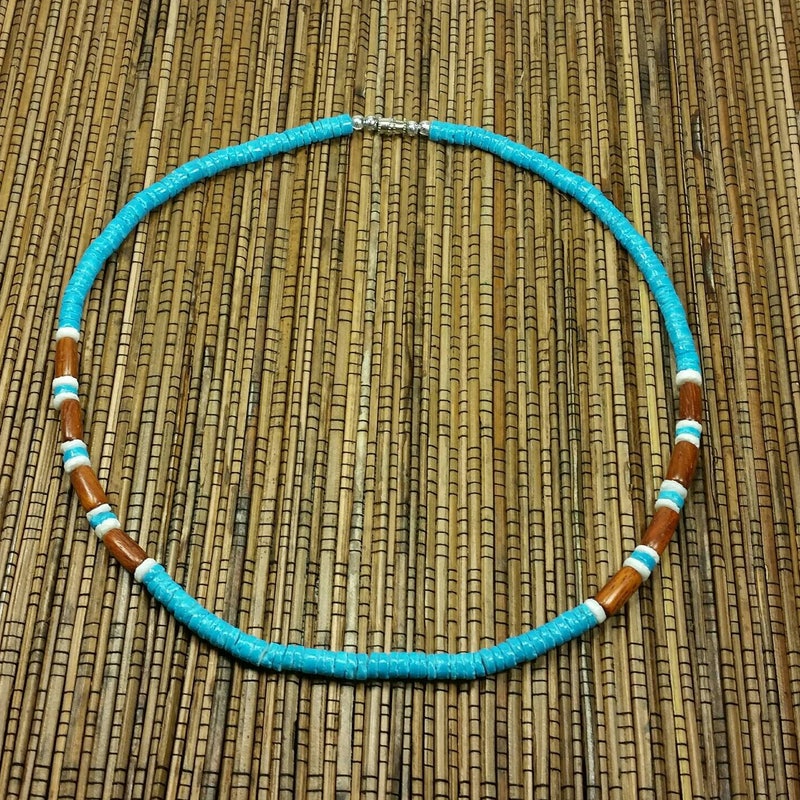 Turquoise & Seashell Necklace main image 0