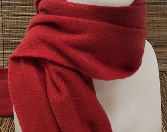 Red Scarf Women, Red Scarf Gentle, Soft Scarf, Scarf Red, Polyester scarf handmade, Blanket scarf gentle, Blanket Scarf Wrap, Scarf women