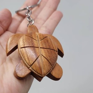 Leather Turtle 5 Keychain