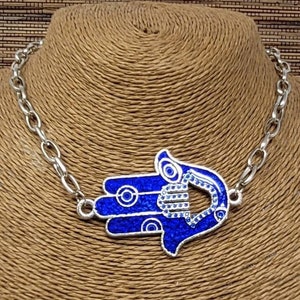 Hamsa choker necklace Clearance