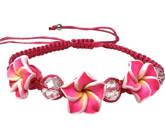 ■VINTAGE HOLLYWOOD■ Hawaiian Flower Bracelet VH2336BR006B STRING BRACELET: FLOWER – Aloha Ave Store - Made with Aloha