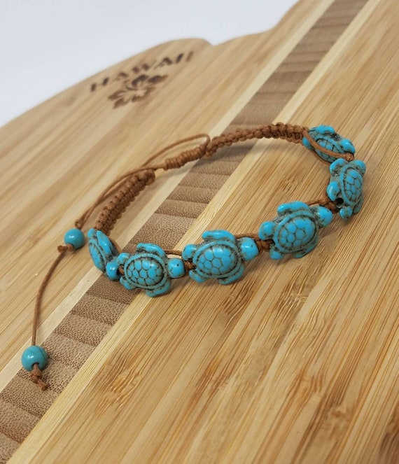 Etsy turtle bracelet deals