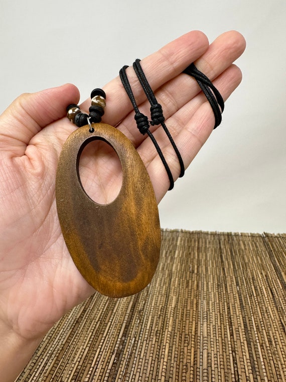 Etsy hotsell wooden necklace