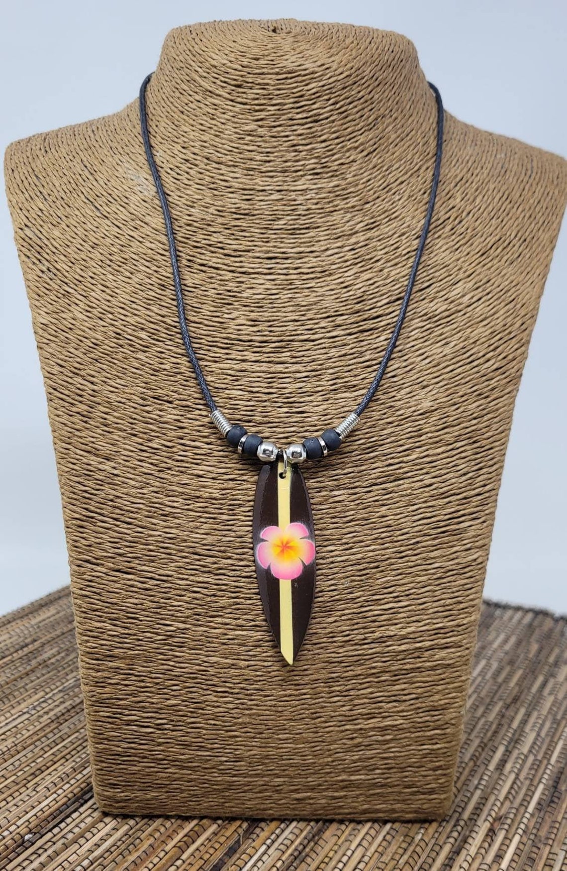 Surfboard Necklace Women Surfer Girl Necklace Surfer Girl Etsy