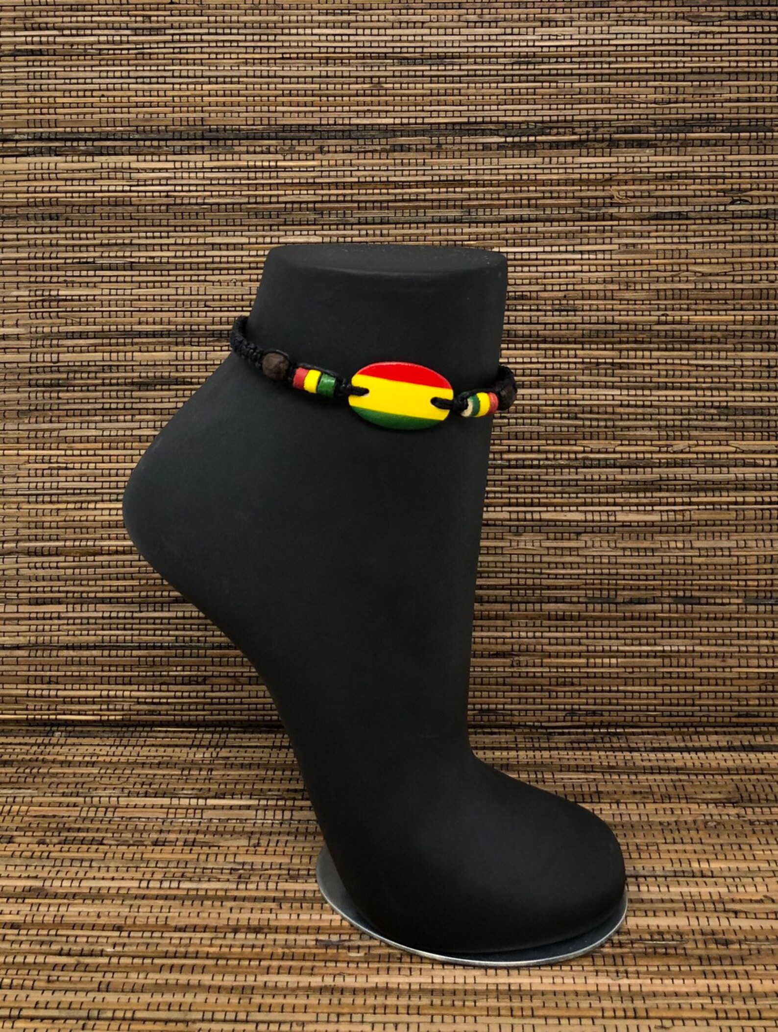 Rasta Anklet Rasta Ankle Bracelet Jamaican Anklet Etsy