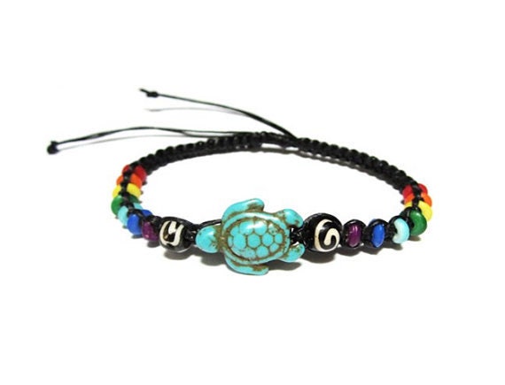 Turquoise sea deals turtle bracelet