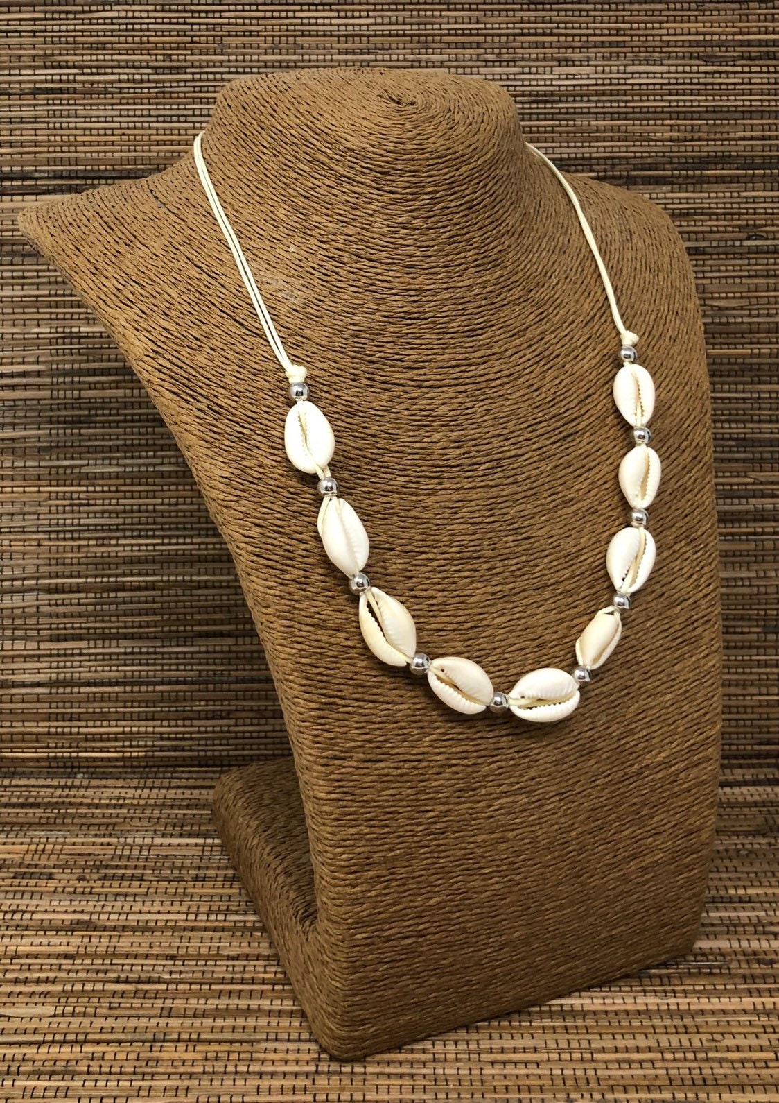 Hawaiian Shell Necklace Natural Seashell Necklace Sea Etsy