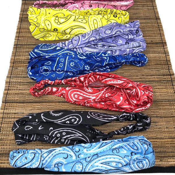 Paisley Headband, Paisley Head Scarf, Paisley Headscarf, Paisley Head, Multi Functional Headwear Mask, Headband Mask, Headband Face Mask