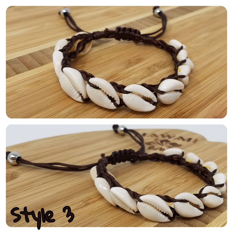 Hawaiian Shell Bracelet Shell Anklet Nude Color Bracelet Etsy