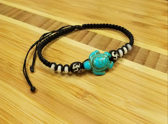 Turquoise turtle bracelet sale