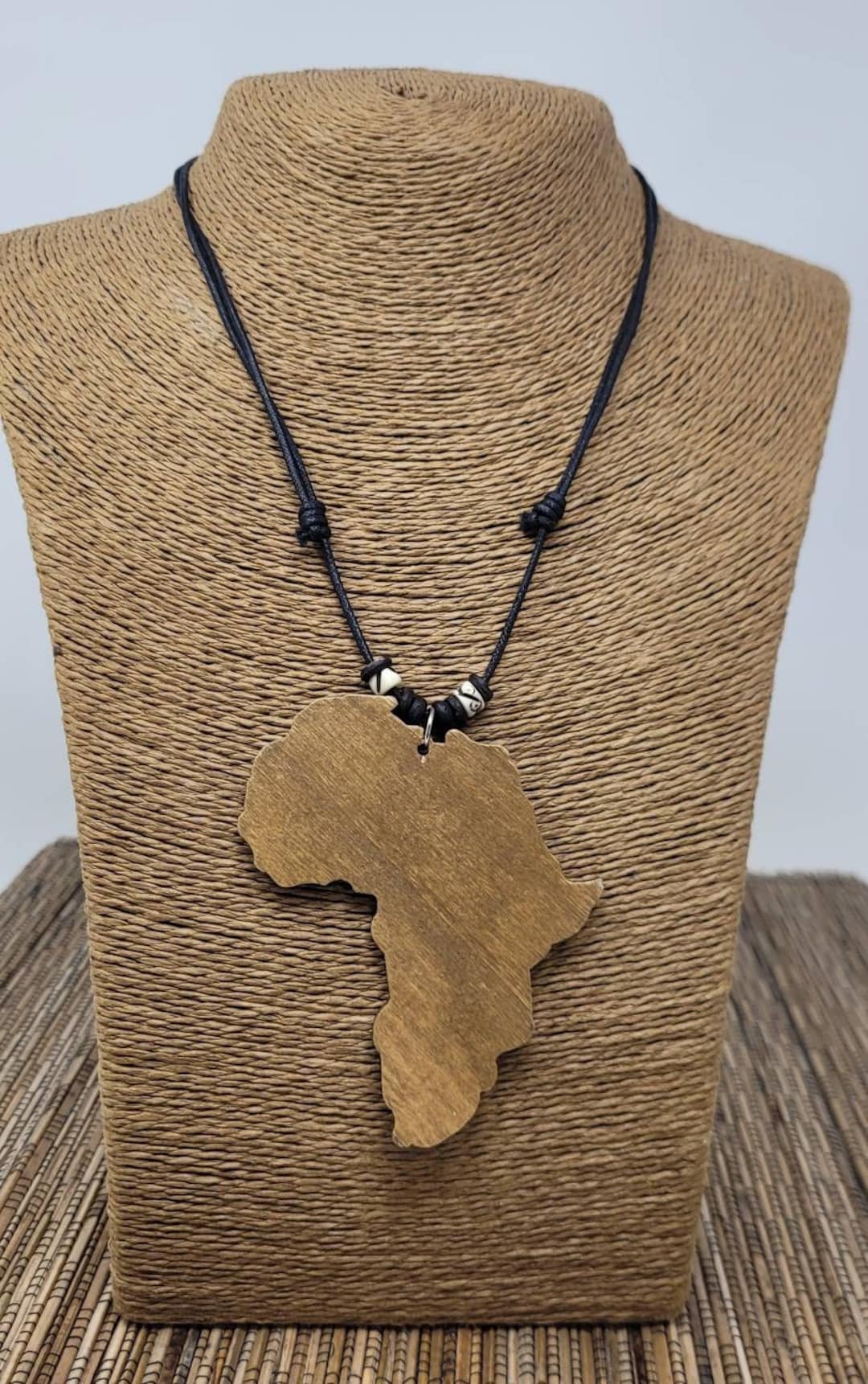 Africa Necklace, Africa Pendant, Africa Continent Necklace, African ...