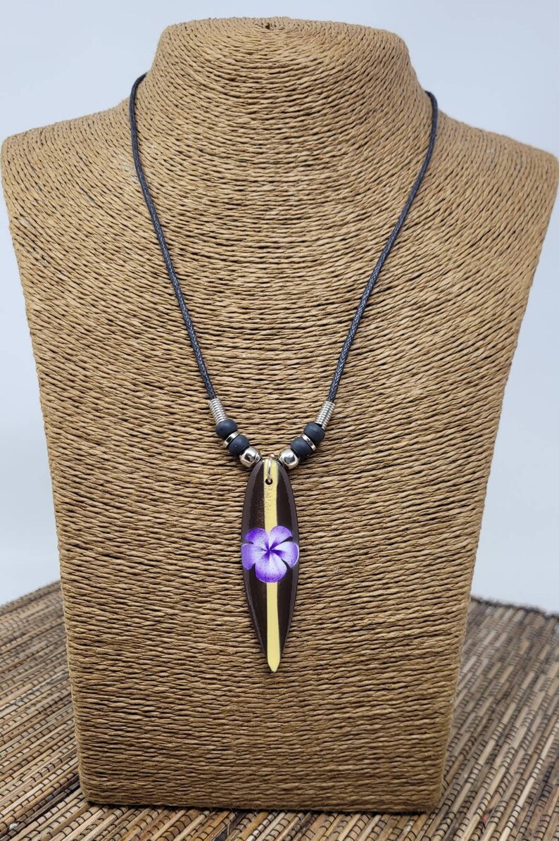 Surfboard Necklace Women Surfer Girl Necklace Surfer Girl Etsy