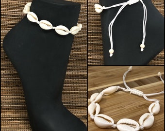 Seashell anklets, cowry shell anklet, shell anklets, seashell jewelry, anklets, anklet, cowrie anklet, cowrie anklets, mussel anklet, Ankles