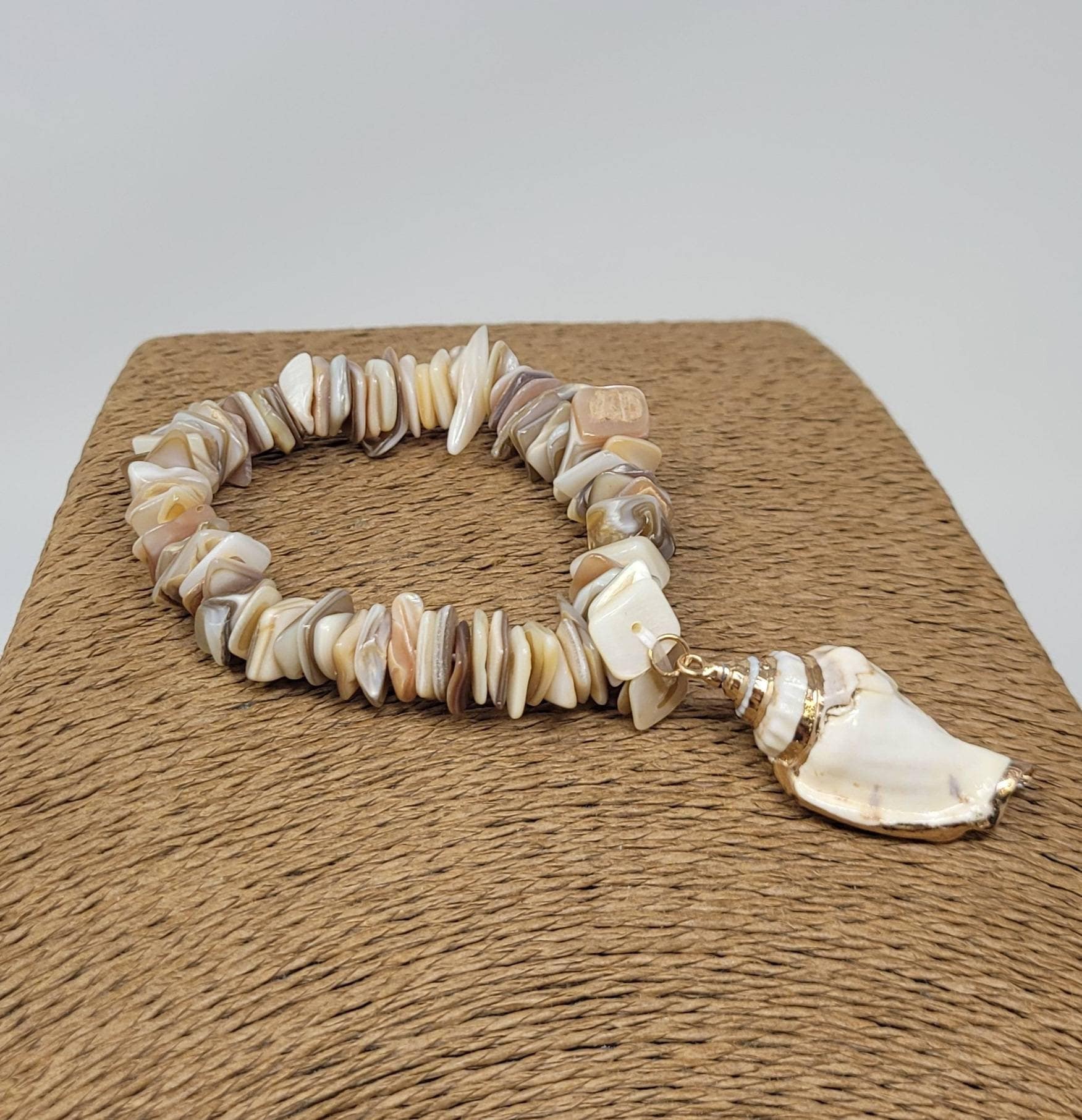 Gold Filled Mother of Pearl Seashell Bracelet – Mermaid and Me