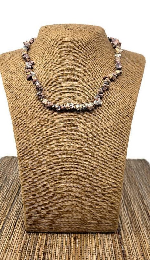 Leopardskin Jasper Necklace Leopard Skin Jasper Necklace Leopard