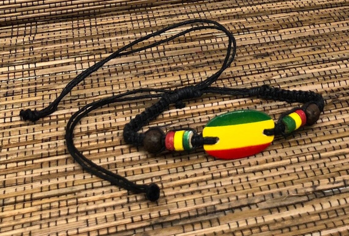 Rasta Anklet Rasta Ankle Bracelet Jamaican Anklet Etsy