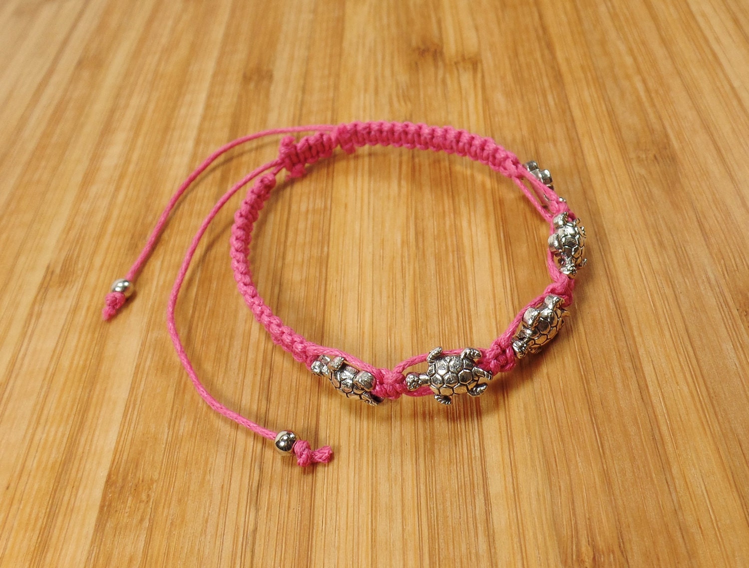 Pink turtle bracelet best sale