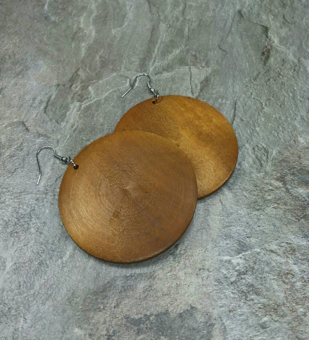 Natural Brown Earrings Light Brown Wooden Earrings Brown - Etsy