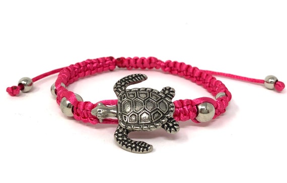 Pink on sale turtle bracelet