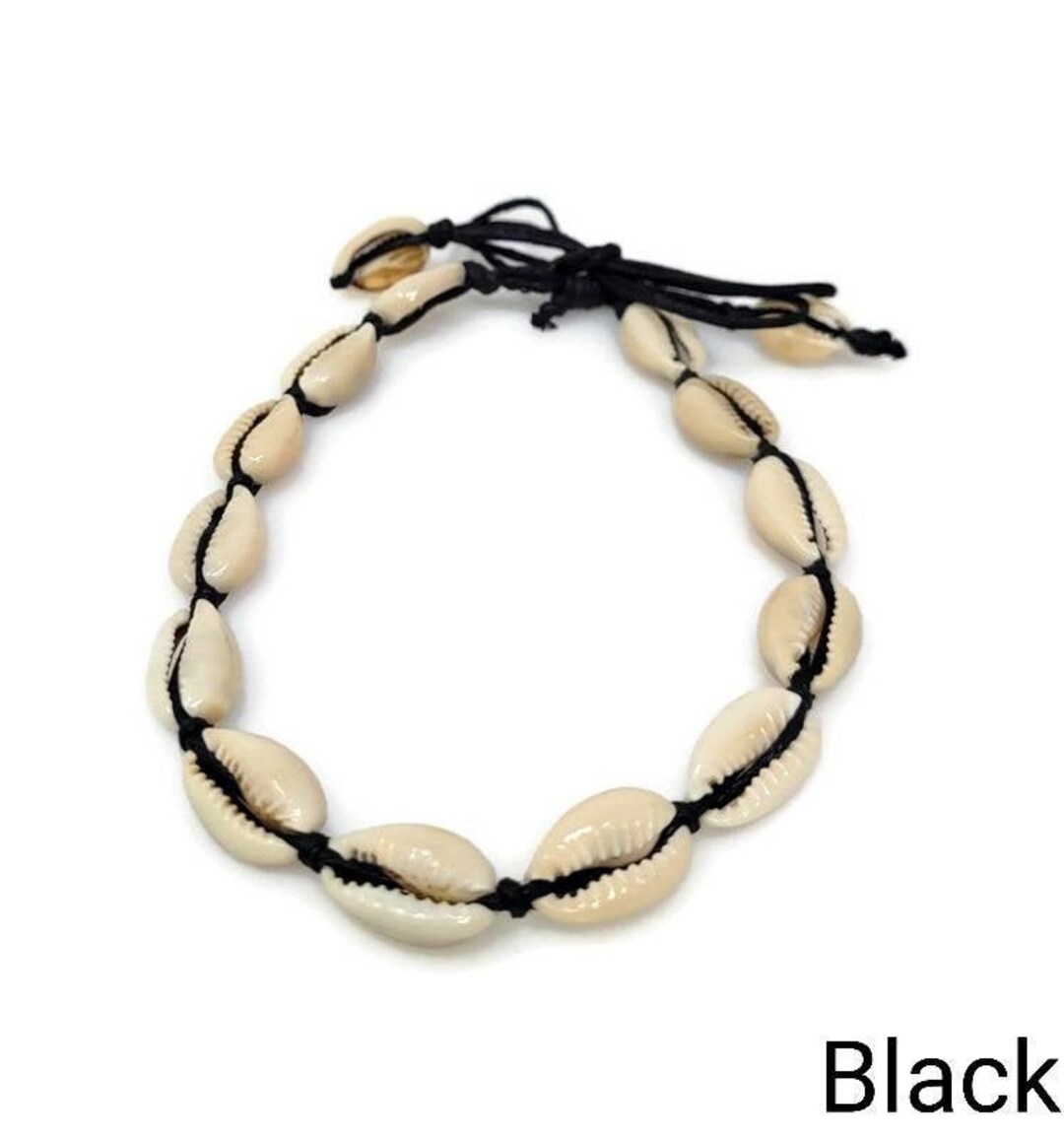 Seashell Anklets Cowry Shell Anklet Shell Anklets Seashell Etsy