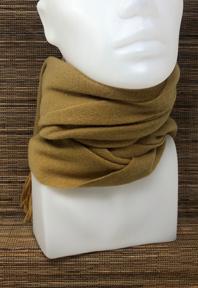 Mustard Scarf Women, Soft Scarf,Yellow mustard scarf, Polyester scarf handmade, Blanket scarf gentle, Blanket Scarf Wrap, Knit Scarf women image 6