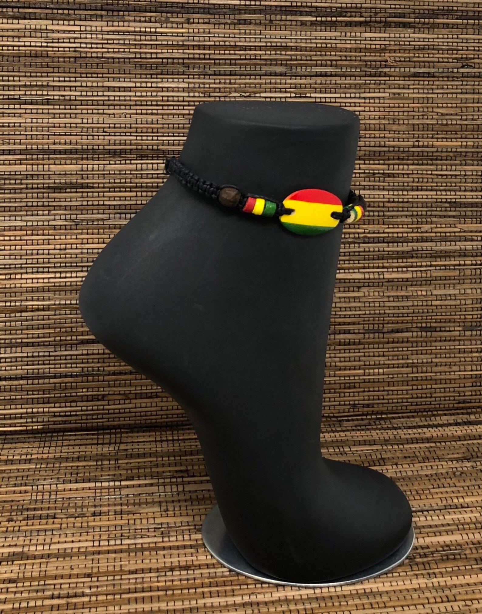 Rasta Anklet Rasta Ankle Bracelet Jamaican Anklet Etsy