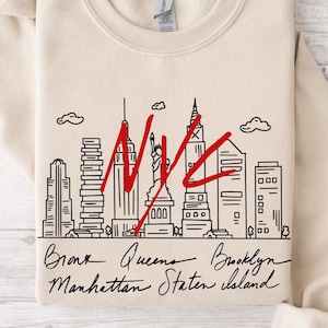 New York Trip Shirt Png, NYC Shirt Sublimation Design, Retro New York City Big Apple Digital Download, Brooklyn, Bronx, Doodle Design