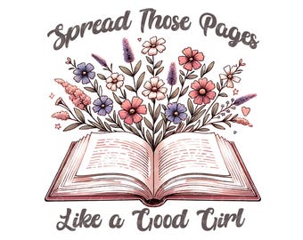 Smut Reader PNG: Clipart miłośnika romansów (pobieranie cyfrowe)