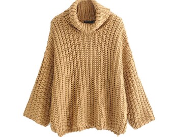 Pull Kookai En Laine Brodé Style Bohème - Taille 1 (S/36) Gris Anthracite - Occasion Très Bon état