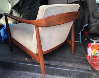 Pair of 1950s mid Century Modern Chairs by Erwin Lambeth