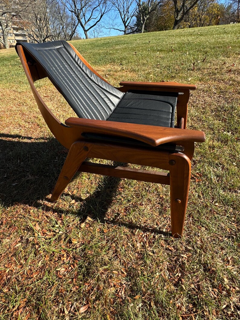 Jerry Johnson Mid Century Modern Sling Chair - Etsy