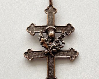 CROSS/MEDAL - Cross of Lorraine, with Thistle - open cut 1 5/8"