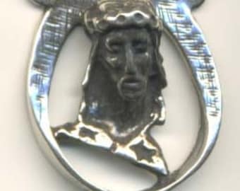 Center, Sculpted Head Of Jesus
