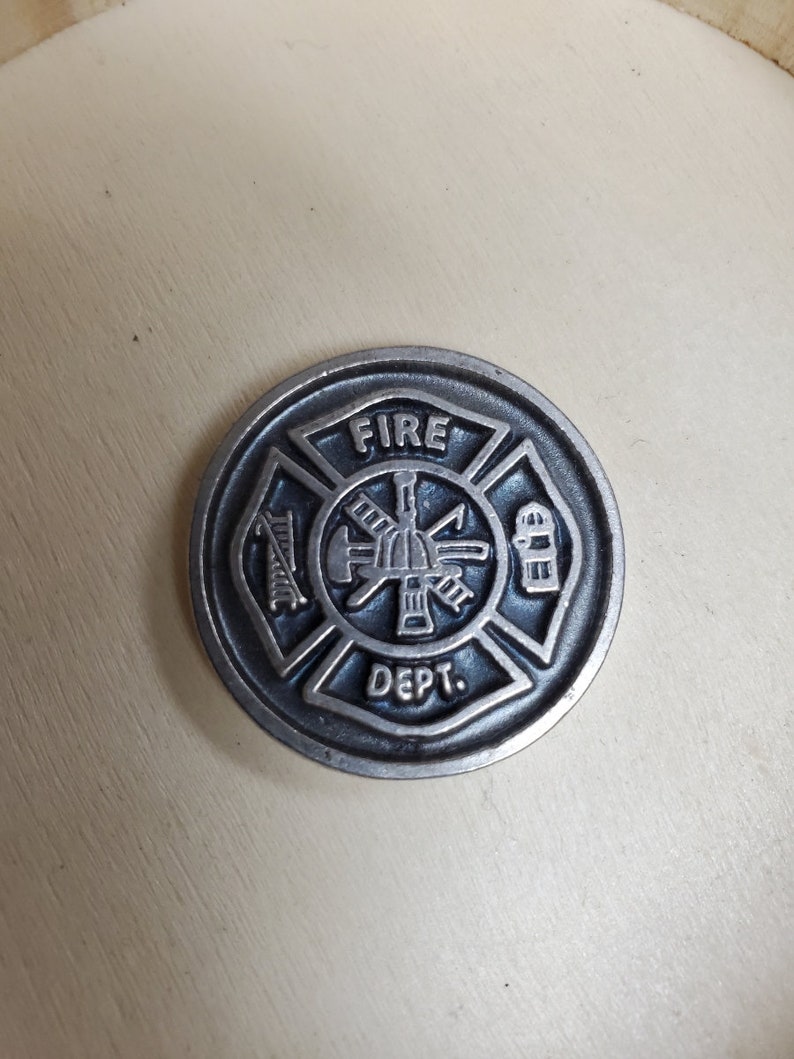 Token Fireman Firefighter Token - 3 Piece - Etsy