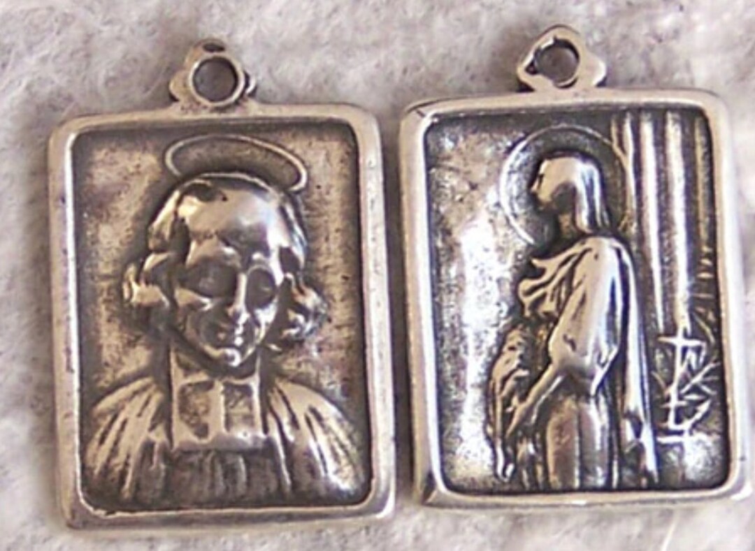MEDAL, St. Philomena/ St. John Vianney of Ars, France. Etsy
