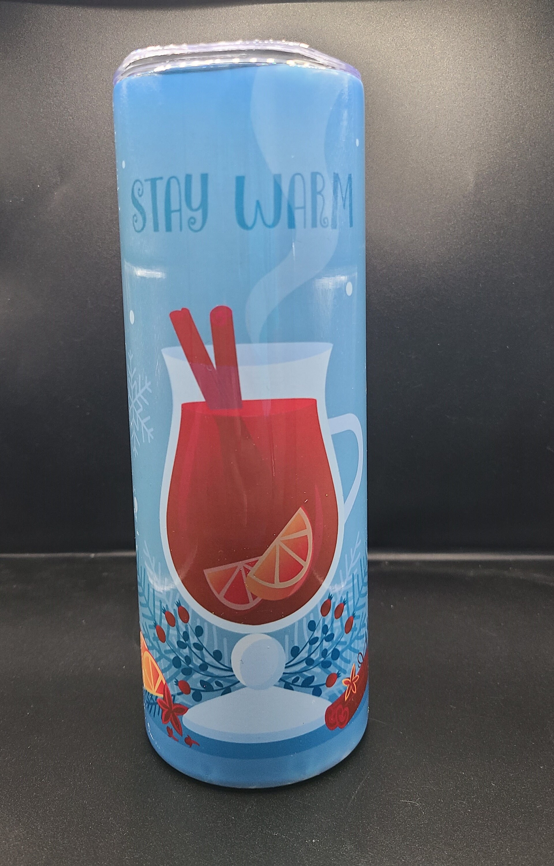 20 Oz. Stay Warm Skinny Tumbler, Stay Warm, Tumbler, Skinny, Christmas