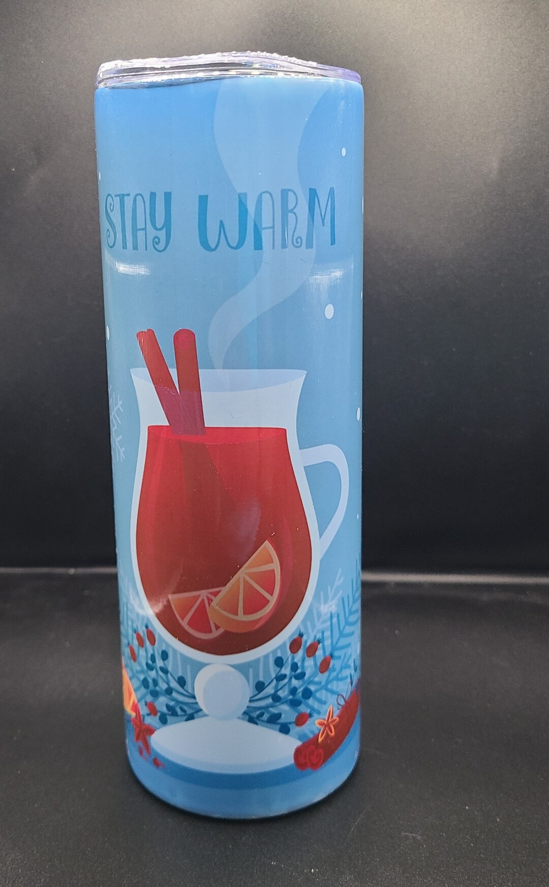 20 Oz. Stay Warm Skinny Tumbler, Stay Warm, Tumbler, Skinny, Christmas