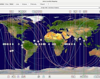 Astrocartography Reading & Chart - Etsy