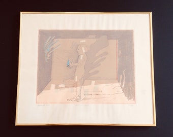 Original Art Silk Screen Print "Playing with Light" by Co Westerik 1980