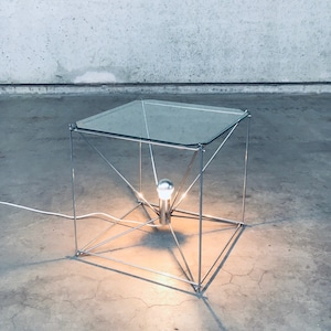 Kubistisk designgolvlampa bord av Max Sauze, Frankrike 1960-talet