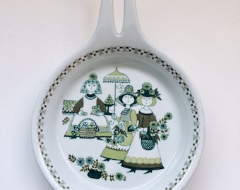 Vintage Figgio Turi-Design MARKET series Skillet Serving Dish 1970's Norway