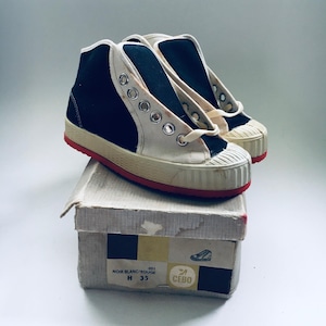Cebos Sneakers Vintage Vintage 1960's CEBO Basket Sneakers Deadstock Boxed Size 35