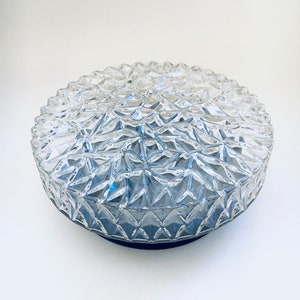 Crystal Glass Sconce Wall Lamp by Bur Leuchten, Germany 1960&#39;s