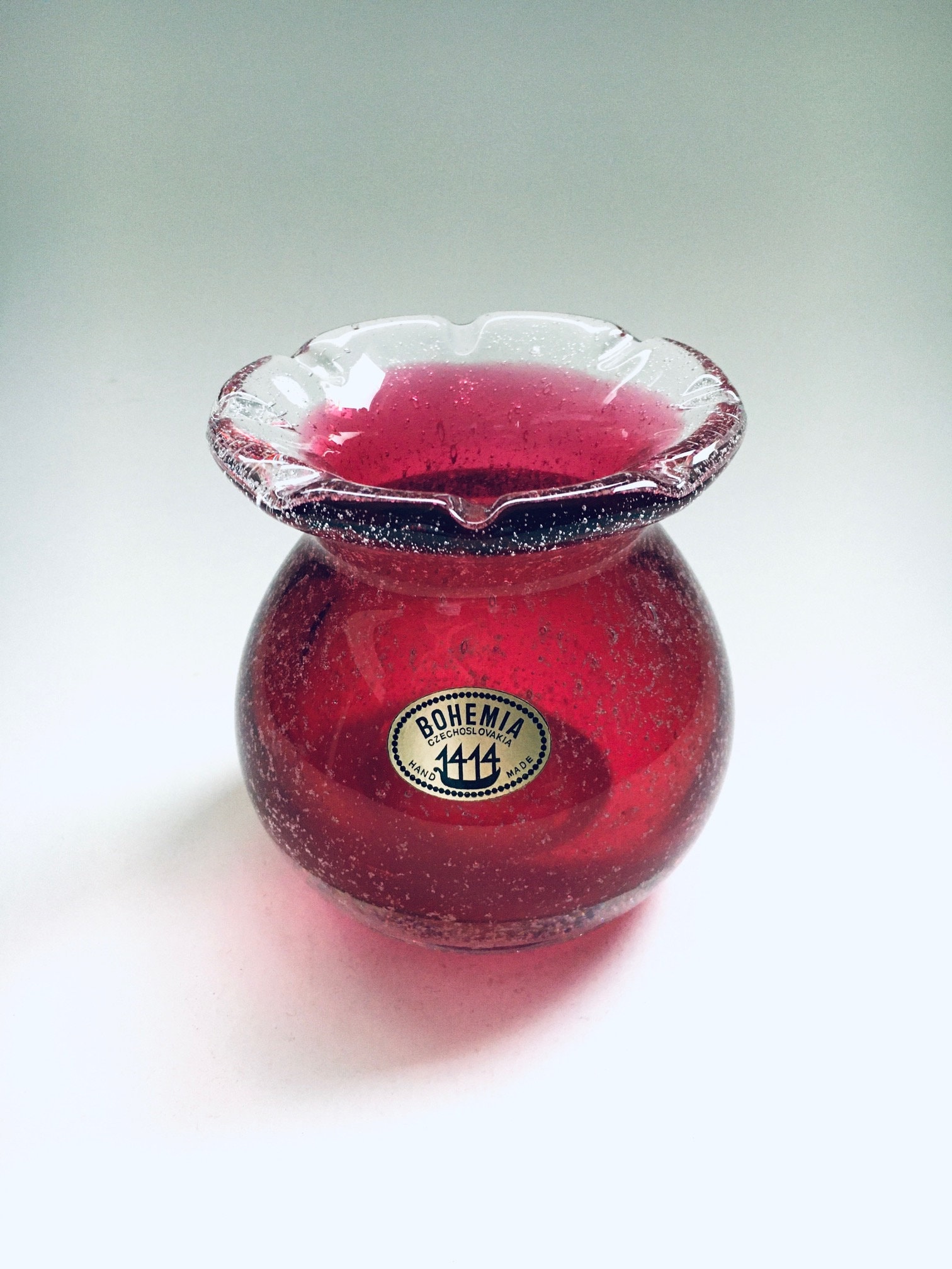 未使用　ヴィンテージ　ボヘミア　クリスタル　ボウル　　500PK ヴィンテージ ボヘミア クリスタル ボウル 未使用 ヴィンテージ