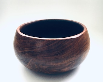 Midcentury Scandinavian Design Round Teak Bowl 2 - Denmark 1960's