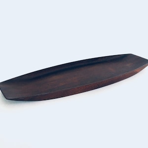 Midcentury Scandinavian Design Teak Leaf Bowl Dish, 1960&#39;s Denmark