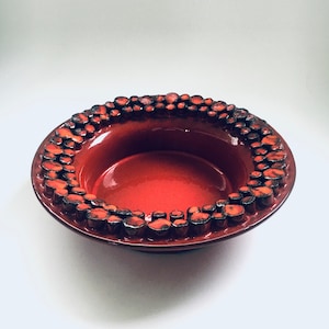 Midcentury Art Pottery Dish by Hans Welling for Ceramano Ceralux, West Germany 1960&#39;s