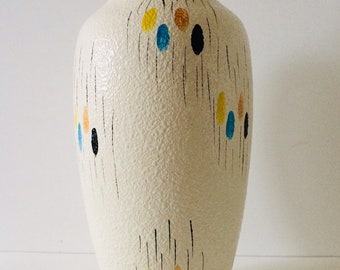 1960's Midcentury Modern West Germany Design Ceramic Vase 50cm