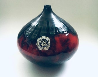 Vintage Céramiques d'Art Signées Ceramic Art Vase, Rigo Bélgica 1960's