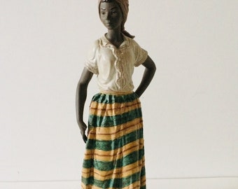 Llardo Nao Antillana n406 Lady with Fruit large Statue, Spain 1984